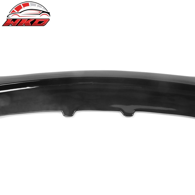 Fits 20-23 Dodge Charger Widebody IKON V4 Style Gloss Black Front Bumper Lip PP
