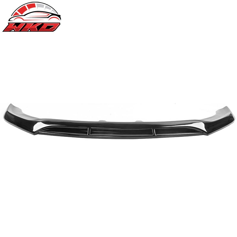 Fits 20-23 Dodge Charger Widebody IKON V5 Style Front Bumper Lip PP Gloss Black