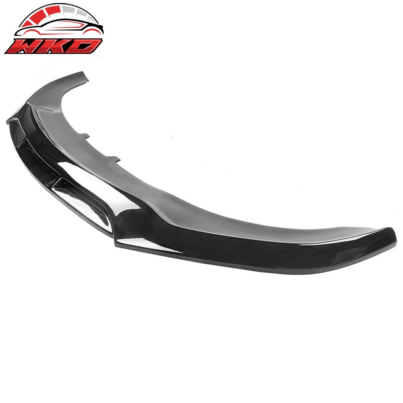 Fits 20-23 Dodge Charger Widebody IKON V5 Style Front Bumper Lip PP Gloss Black