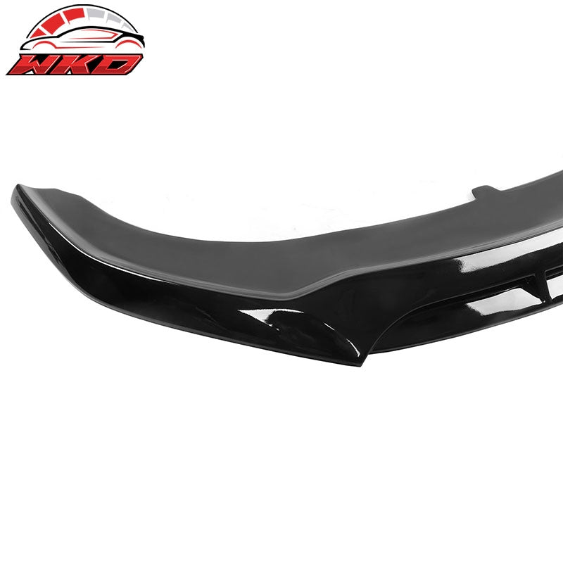 Fits 20-23 Dodge Charger Widebody IKON V5 Style Front Bumper Lip PP Gloss Black