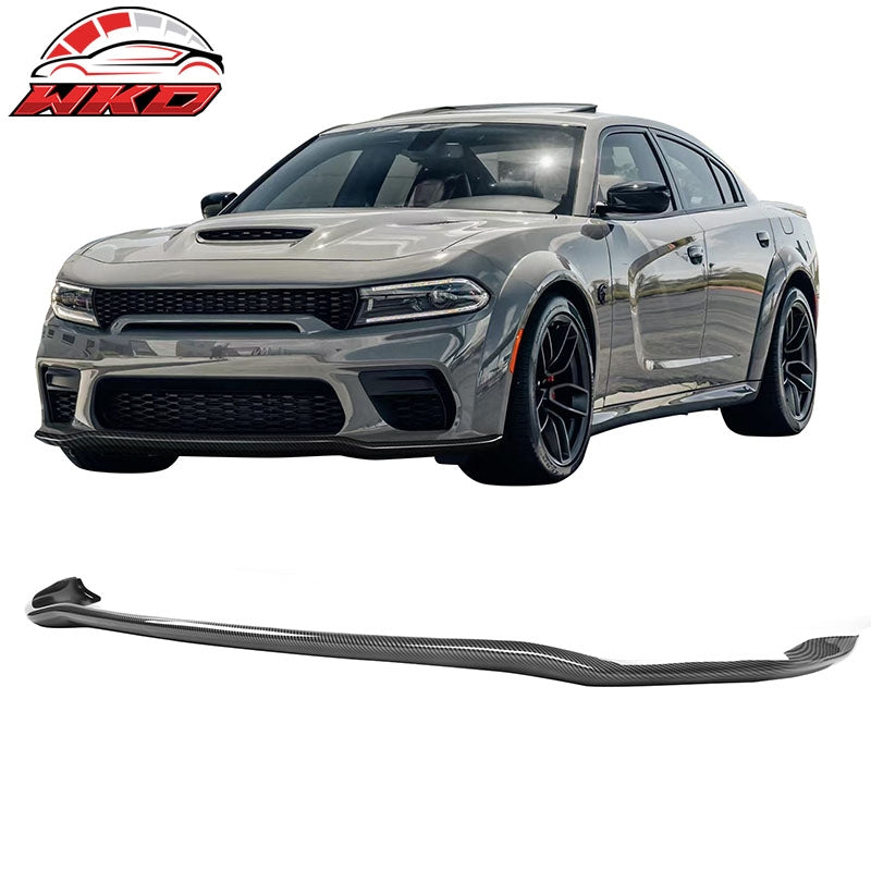 Wholesale 20-23 Dodge Charger Widebody OE Style Front Lip Protector Carbon Fiber Print