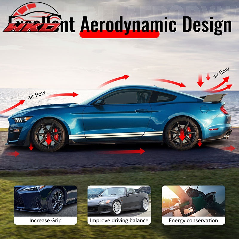 For 20-23 Dodge Charger Widebody OE Style Front Lip Protector Carbon Fiber Print