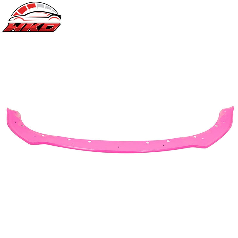 Fits 20-23 Dodge Charger Widebody OE Style Front Bumper Lip Protector Pink ABS