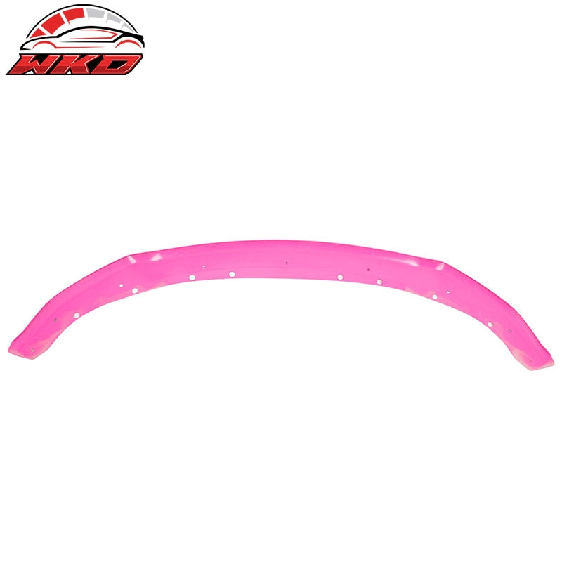 Fits 20-23 Dodge Charger Widebody OE Style Front Bumper Lip Protector Pink ABS
