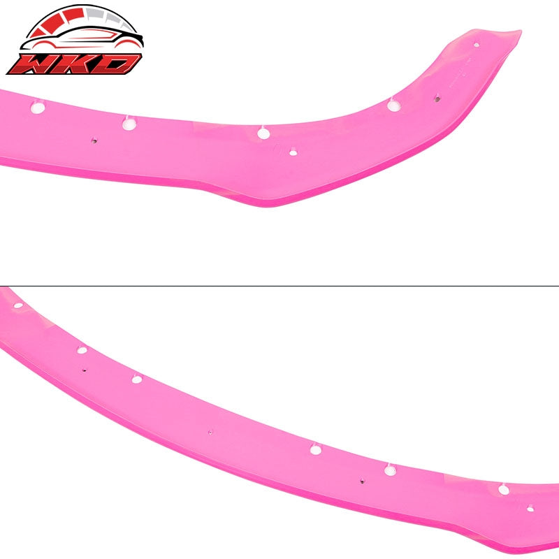 Fits 20-23 Dodge Charger Widebody OE Style Front Bumper Lip Protector Pink ABS
