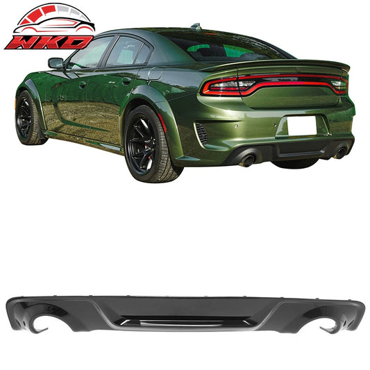 Wholesale 20-23 Dodge Charger Widebody Rear Bumper Diffuser OE Style Lip Gloss Black - Wikond Auto