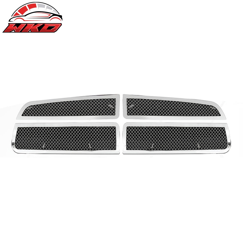 Wholesale 11-13 Dodge Charger Mesh Style Chrome Front Insert Grille Stainless Steel