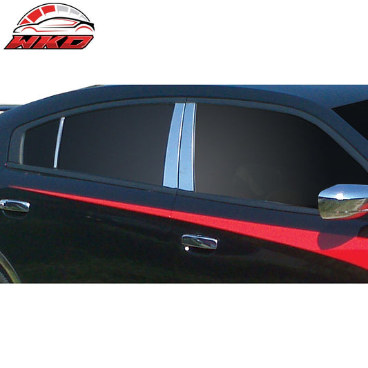 Wholesale 11-16 Dodge Charger Mirror Finish Stainless Steel Door Window Pillar Posts