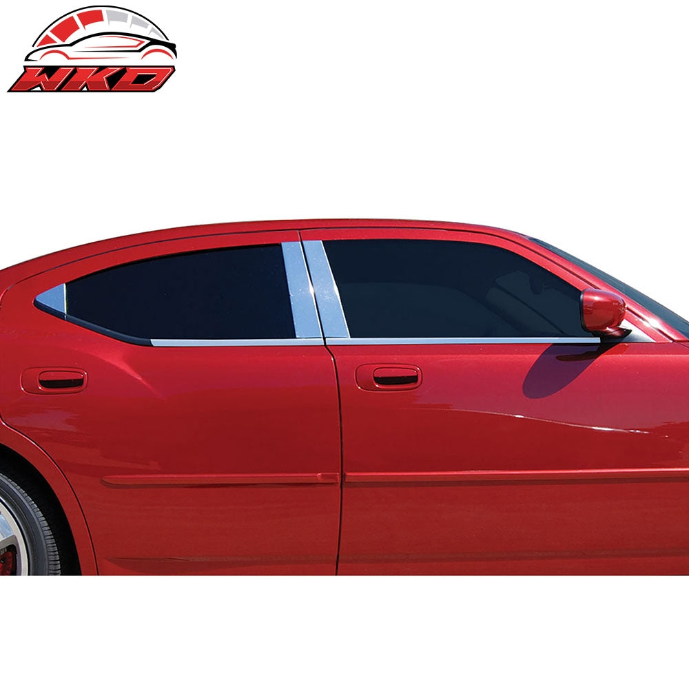 Wholesale 06-10 Dodge Charger 4PCS LH RH Car Outer Window Molding Trim Sill Seal Belt