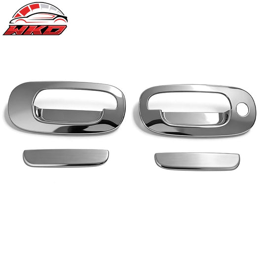 Wholesale 97-04 Dodge Dakota Chrome ABS Door Handle Cover Cap Trim with 1 Key Hole - Wikond Auto