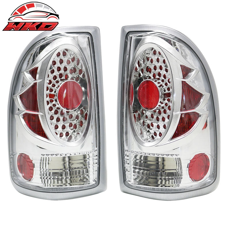 Wholesale 97-04 Dodge Dakota Left Right RH LH Tail Lights Rear Brake Lamps Set Chrome