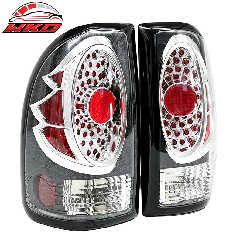 Fits 97-04 Dodge Dakota Left Right RH LH Tail Lights Rear Brake Lamps Clear Lens
