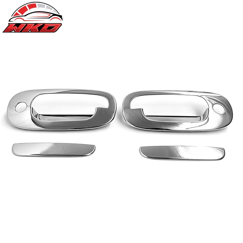 Wholesale 97-04 Dodge Dakota Pickup Chrome ABS Door Handle Cover Cap with 2 Key Holes