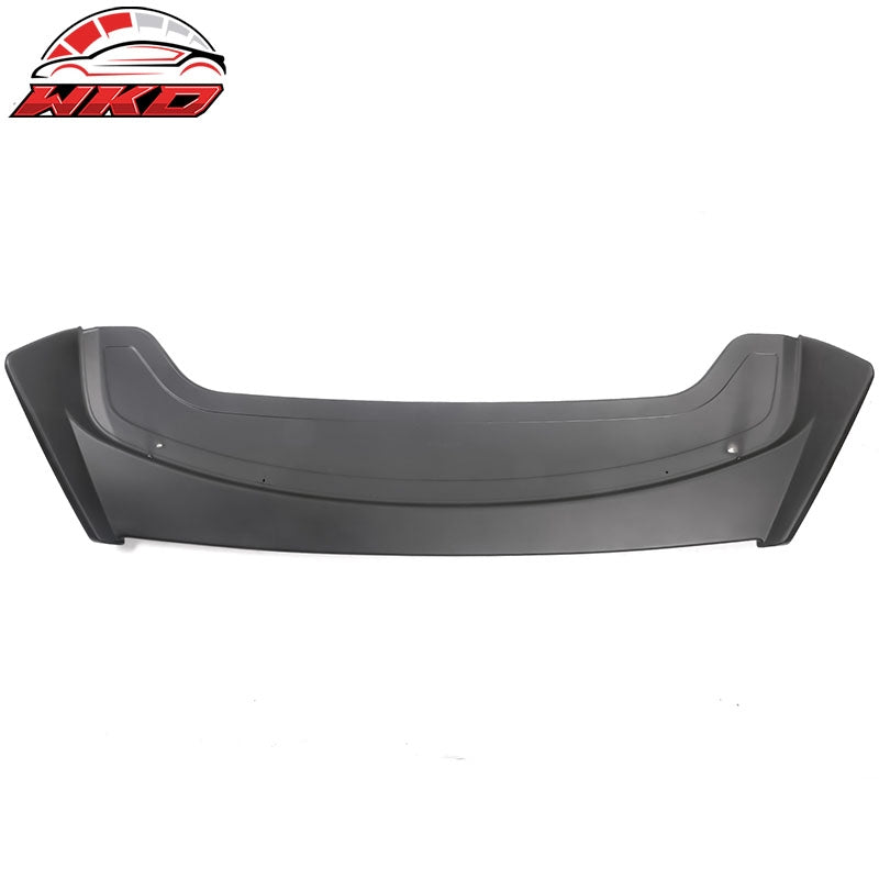 Fits 21-26 Dodge Durango Duckbill Style Trunk Lip + Roof Spoiler Matte Black ABS