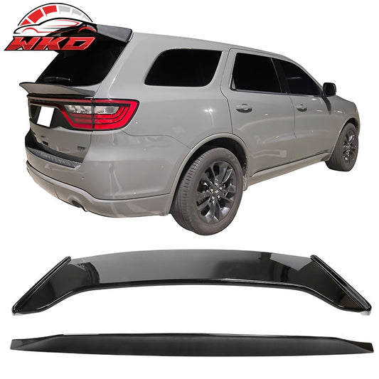 Wholesale 21-26 Dodge Durango Duckbill Style Trunk Lip + Roof Spoiler Gloss Black ABS