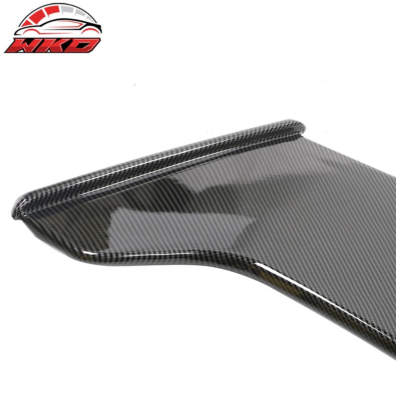 For 21-26 Dodge Durango Duckbill Trunk Lip + Roof Spoiler Carbon Fiber Print ABS