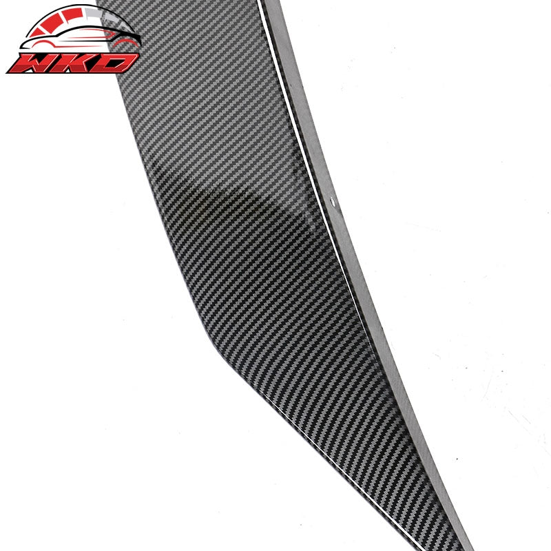 For 21-26 Dodge Durango Duckbill Trunk Lip + Roof Spoiler Carbon Fiber Print ABS