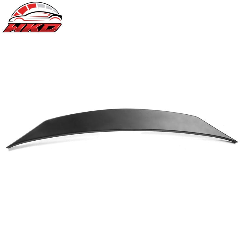 Fits 14-26 Dodge Durango Duckbill Style Trunk Spoiler Middle Lip Matte Black ABS