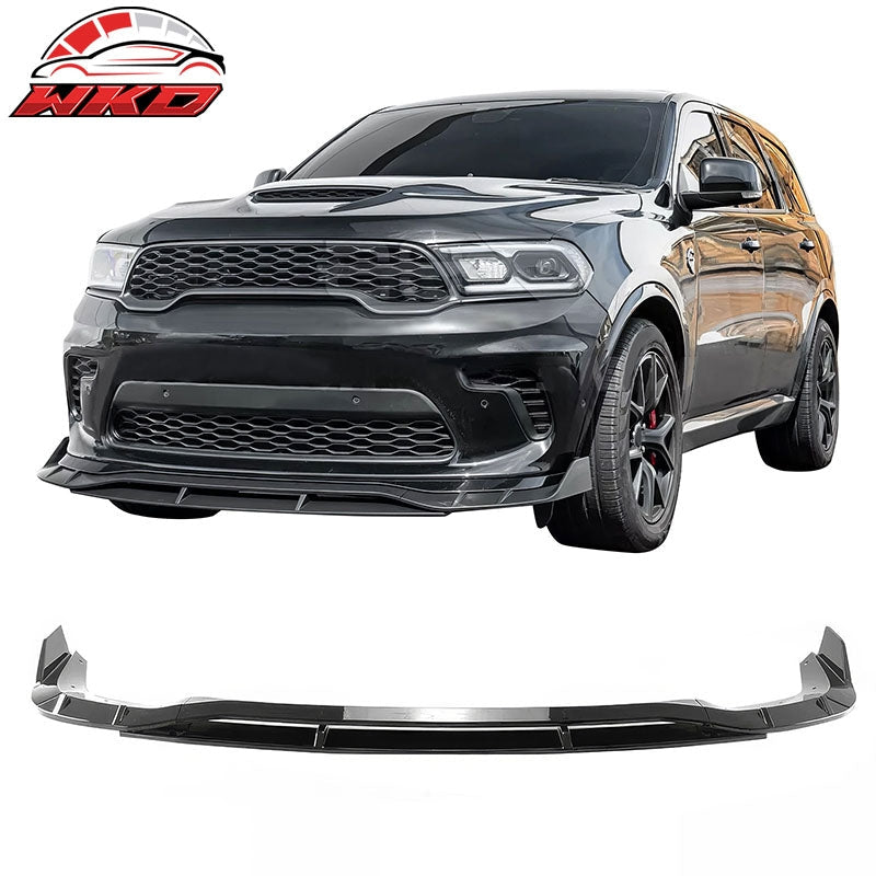 Wholesale 21-26 Dodge Durango Hellcat Front Bumper Lip Gloss Black Spoiler 4PC Valance