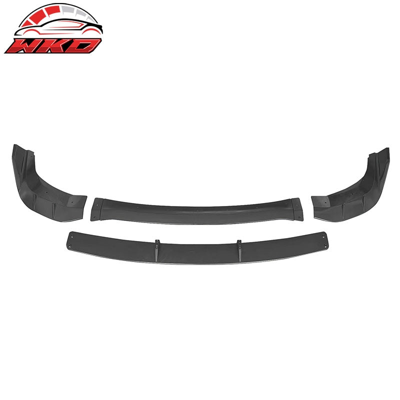 For 21-26 Dodge Durango Hellcat Front Bumper Lip Matte Black Spoiler 4PC Valance