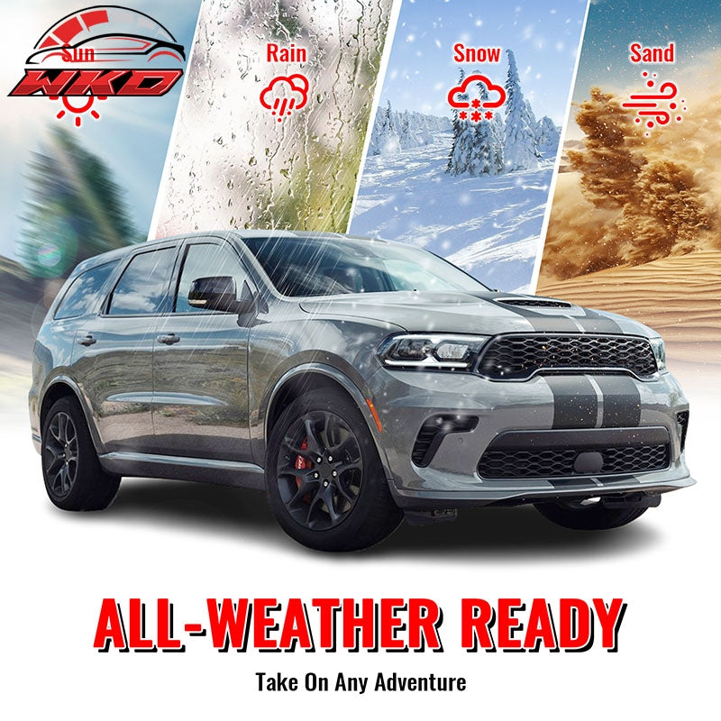 Fits 21-26 Dodge Durango Hellcat Style Front & Rear Bumper Cover W/V1 Diffuser