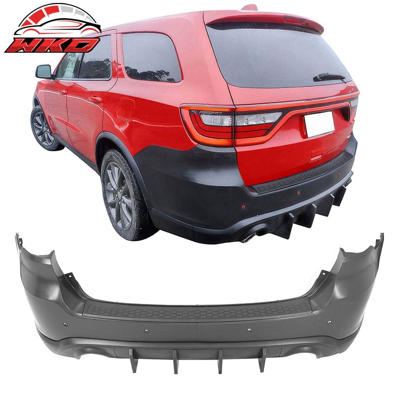 Wholesale 21-25 Dodge Durango Hellcat Rear Bumper Cover W/V1 Diffuser & Step Plate