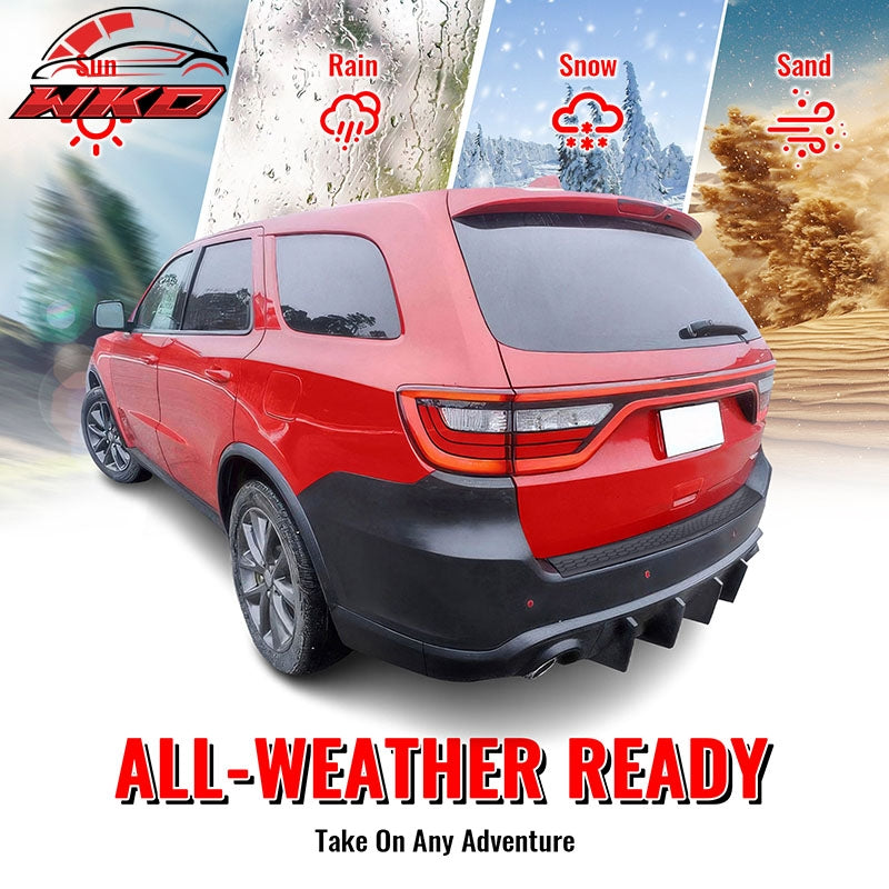 Fits 21-25 Dodge Durango Hellcat Rear Bumper Cover W/V1 Diffuser & Step Plate