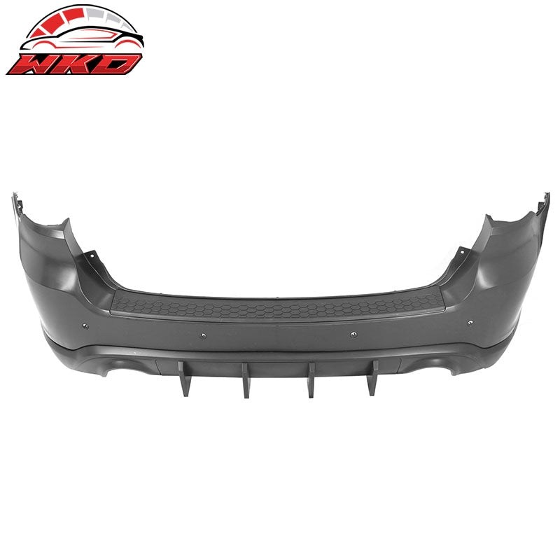Fits 21-25 Dodge Durango Hellcat Rear Bumper Cover W/V1 Diffuser & Step Plate