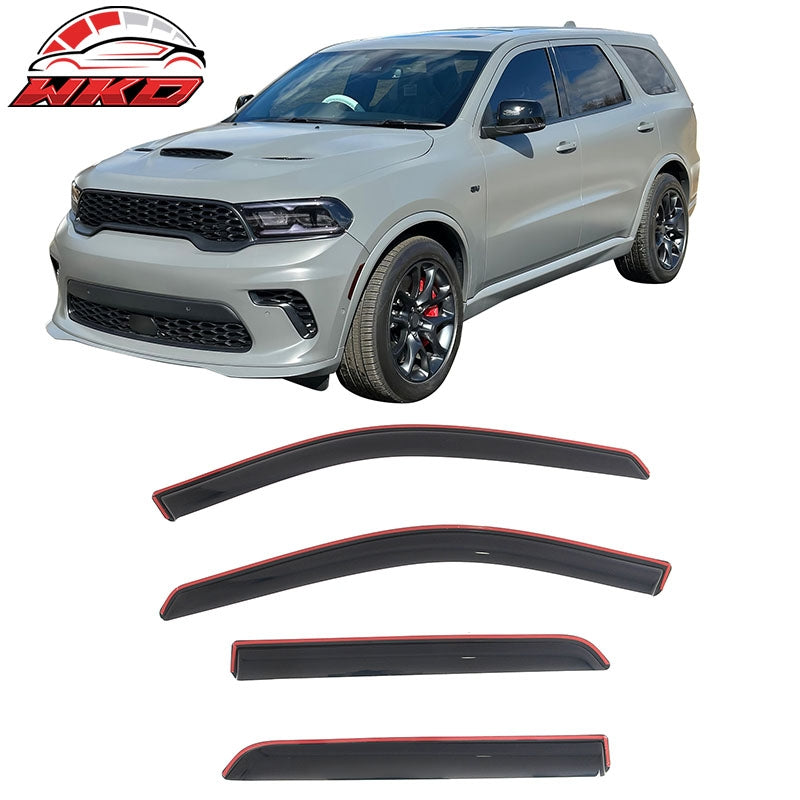 Wholesale 11-26 Dodge Durango In-Channel Window Visors Vent Rain Guards Deflectors