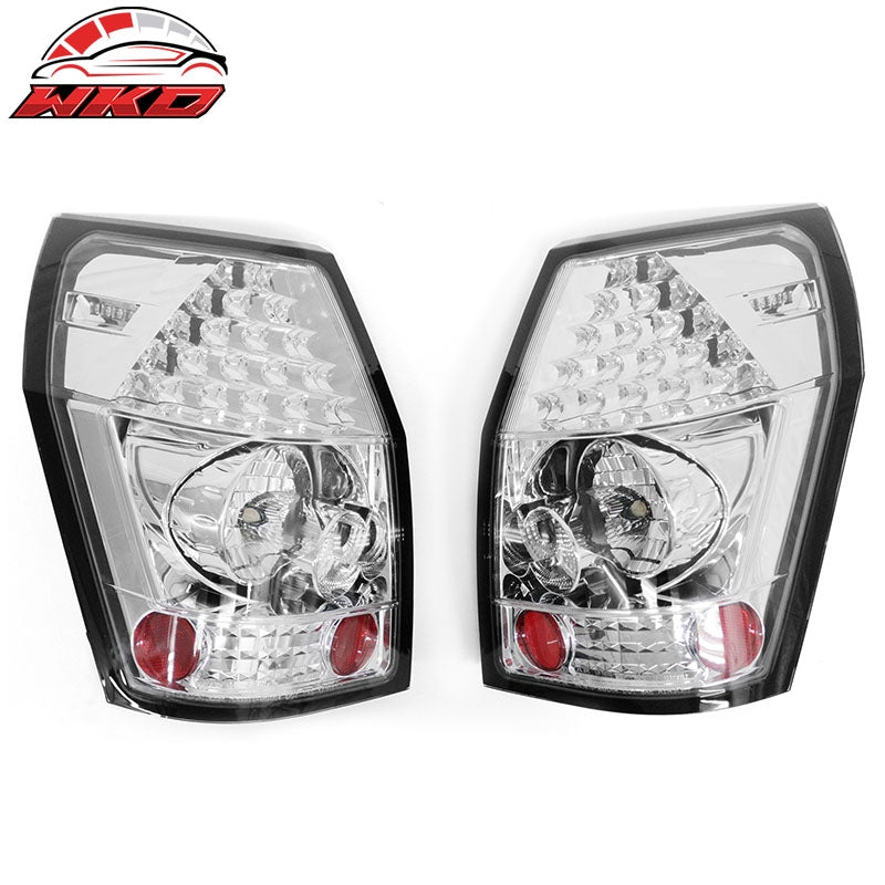 Fits 05-08 Dodge Magnum Left Right RH LH Tail Lights Rear Brake Lamps Set Chrome
