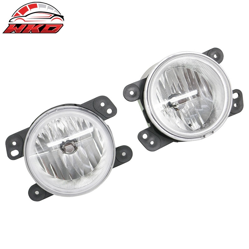 Fits 05-08 Dodge Magnum RH LH Front Bumper Driving Fog Lights Lamps Clear Lens