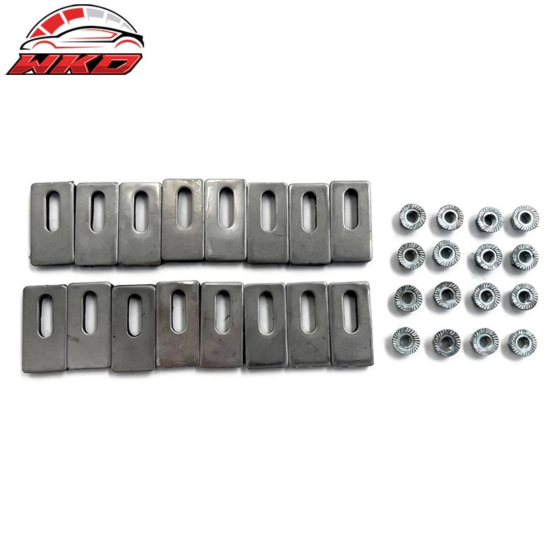 Fits 2007-2012 Dodge Nitro Front Bumper Upper Mesh Grille Insert Chrome 4PCS