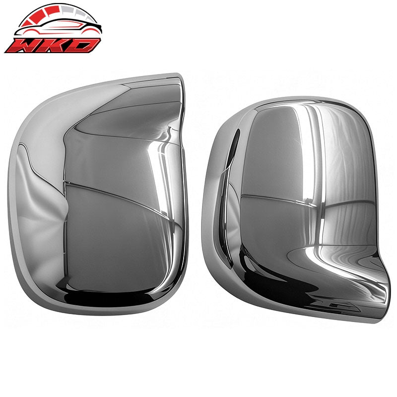 Fits 02-08 Dodge Ram 1500 02-09 2500 3500 Chrome Mirror Covers Full Cap ABS Pair