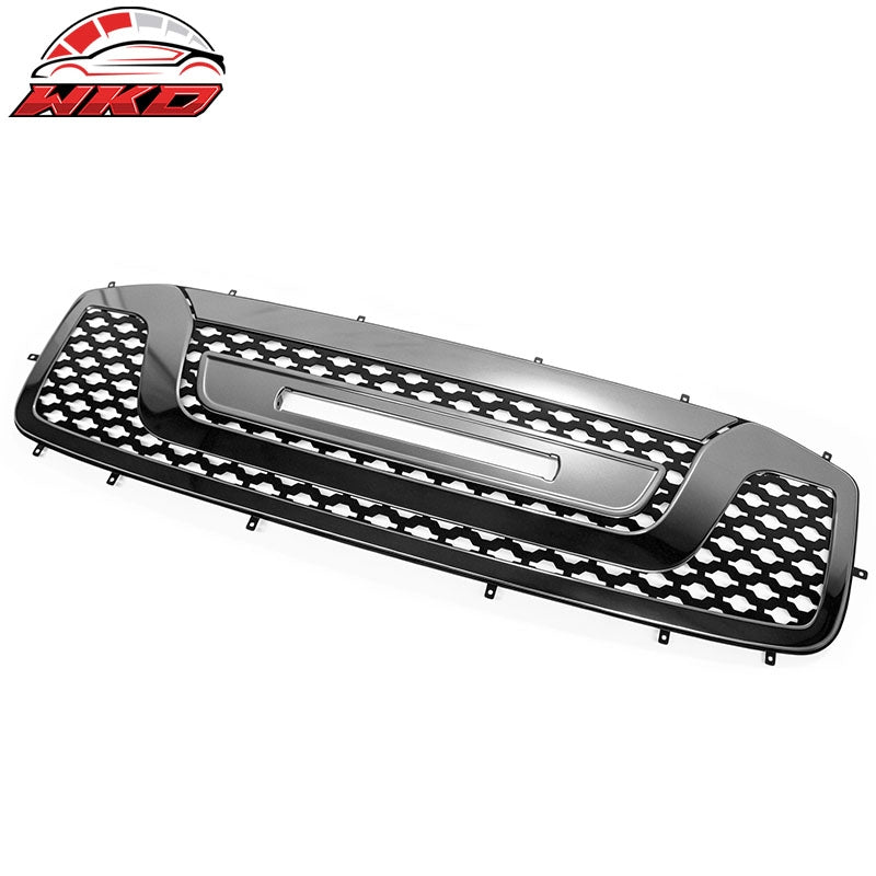 Fits 06-08 Dodge Ram 1500 2500 3500 Front Bumper Hood Grille Replacement Black
