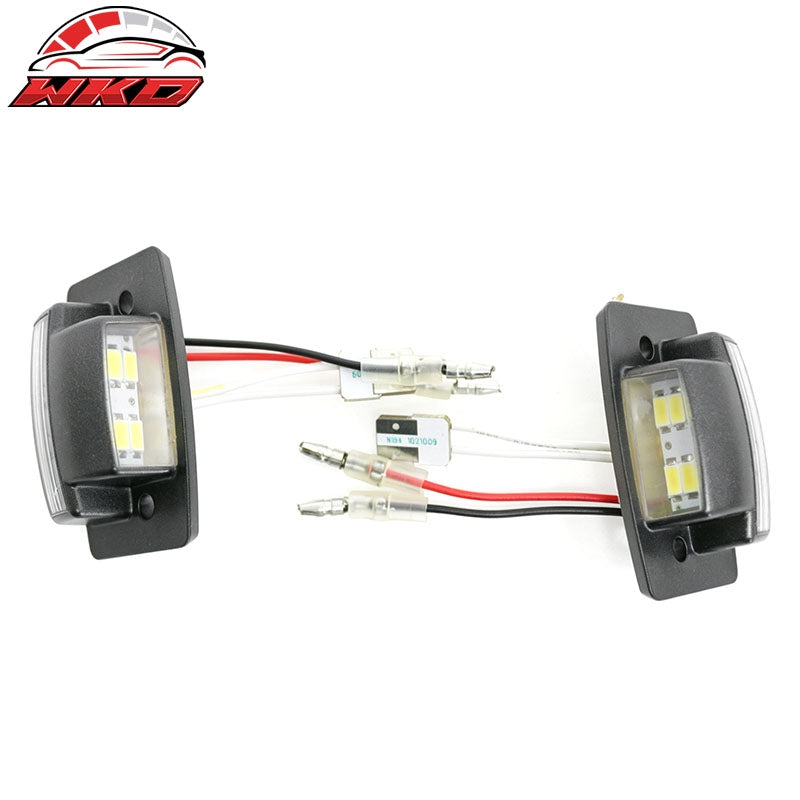Fits 94-02 Dodge Ram 1500 2500 3500 LED License Plate Lights Lamp Assembly White