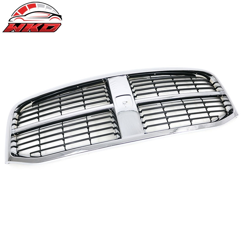 Fits 06-09 Dodge Ram 1500 2500 3500 Matte Black Billet OE Style Front Grille ABS