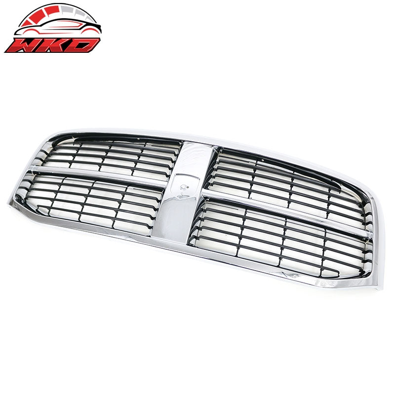 Fits 06-09 Dodge Ram 1500 2500 3500 Matte Black Billet OE Style Front Grille ABS