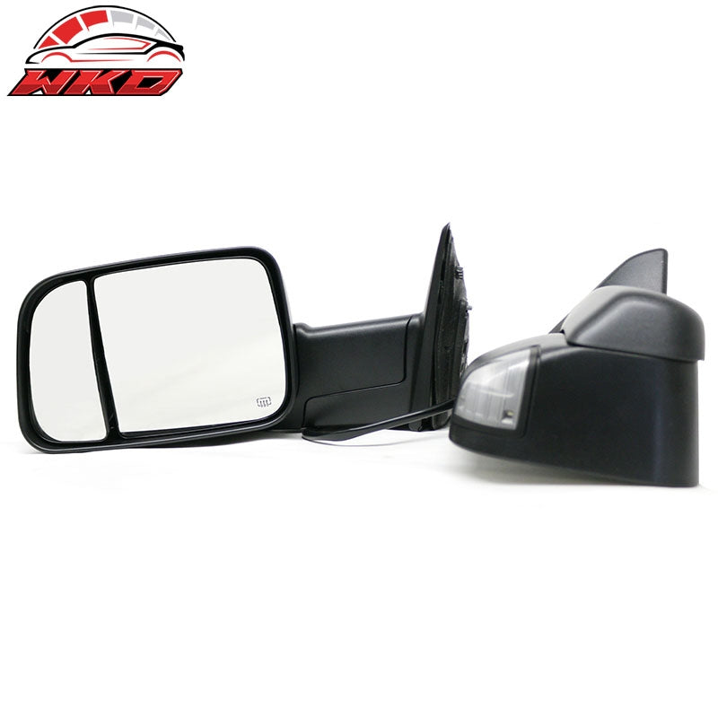 Wholesale 09-23 Dodge Ram 1500 2500 3500 Power Signal Towing Mirrors Texture Black