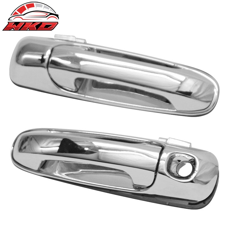 Fits 02-08 Dodge Ram 1500 2500 3500 Side Door Handle Covers Trim with 1 Key Hole
