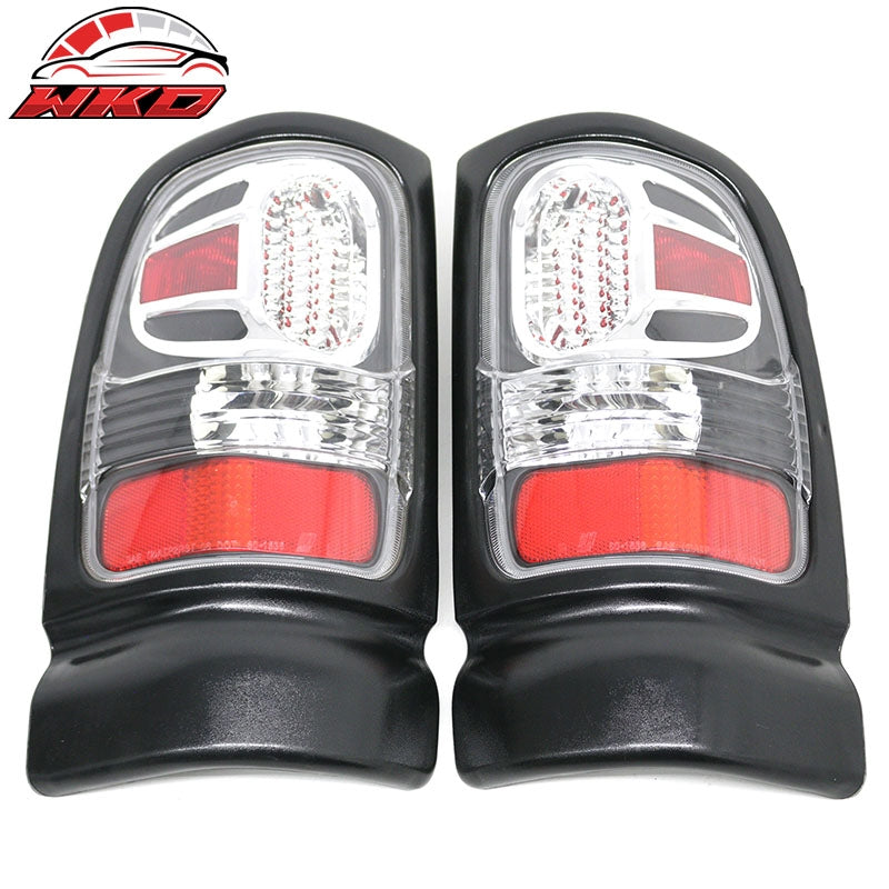 Wholesale 94-01 Dodge Ram 1500 Left Right Tail Lights Rear Brake Lamps Black Housing