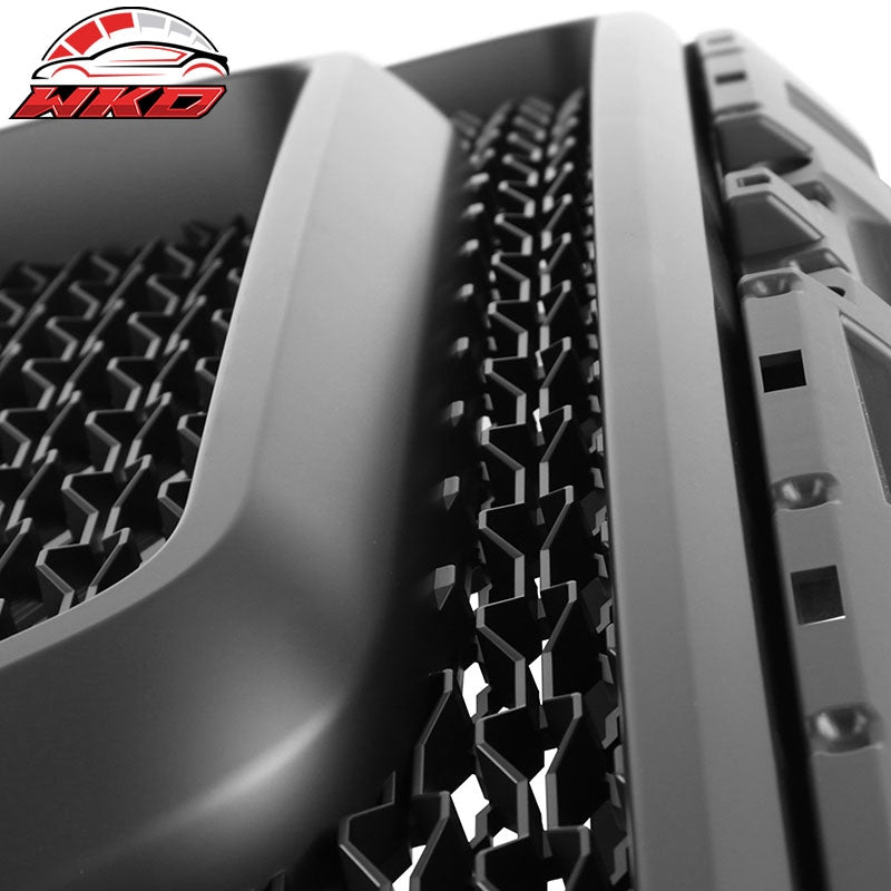 Fits 19-24 Dodge Ram 1500 Rebel Style Front Hood Grille Replacement - Unpainted