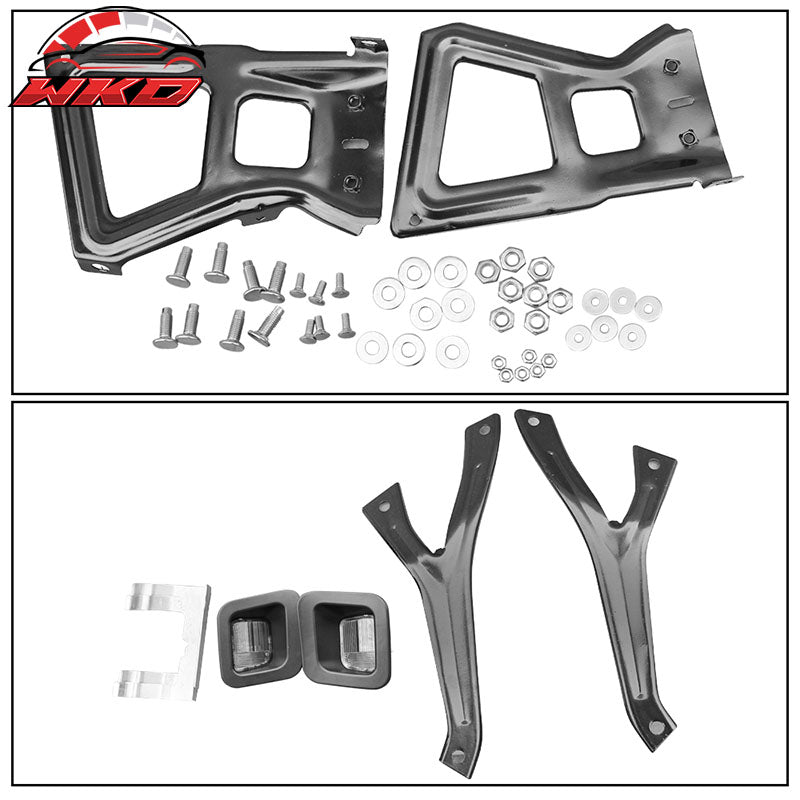 Fits 09-18 Dodge 1500 Chrome Rear Step Bumper w/ Dual Exhaust & Sensor Holes