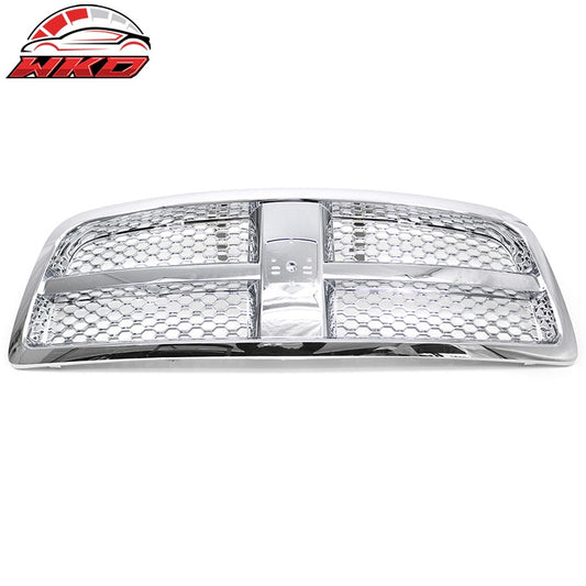 Wholesale 2009-2012 Dodge Ram Chrome OE Style Front Bumper Upper Grille Grill ABS - Wikond Auto
