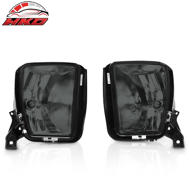 Wholesale 13-24 Dodge Ram 1500 2PC Front Bumper Fog Lights Smoked Driving Lamp W/Bulb