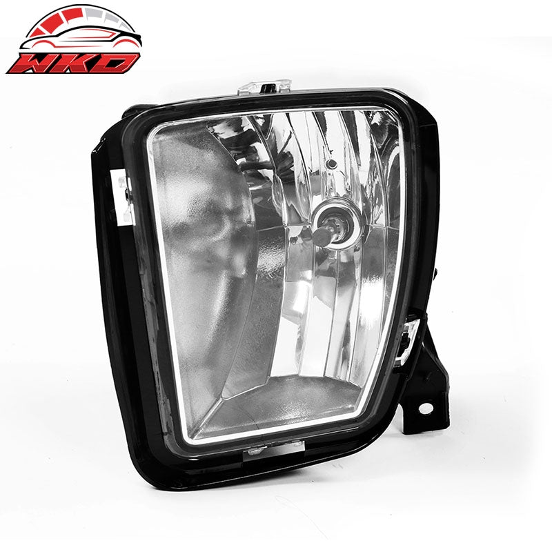 Fits 13-24 Dodge Ram 1500 Front Bumper Fog Lights Clear Driving Lamps w/ Bulb