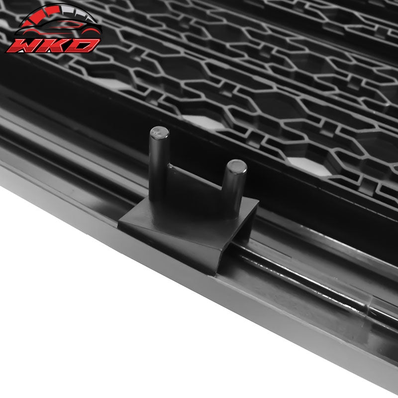 Fits 09-12 Dodge Ram 1500 Front Upper Grille Guard W/Signal Lights Matte Black
