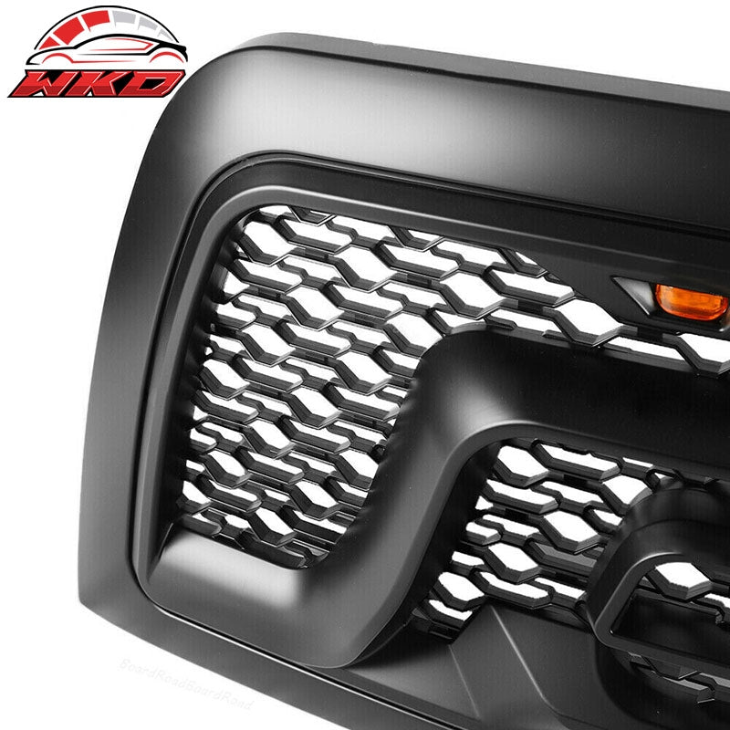 Fits 10-18 Dodge Ram 2500 3500 Front Grille Guard w/ Signal Light Matte Black
