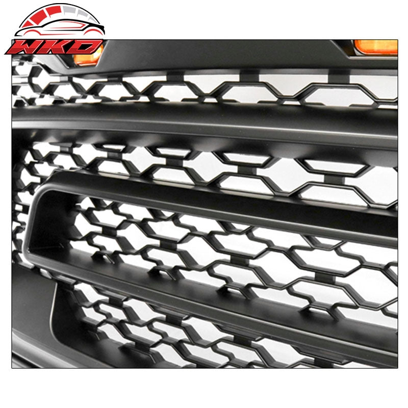 Fits 10-18 Dodge Ram 2500 3500 Front Grille Guard w/ Signal Light Matte Black
