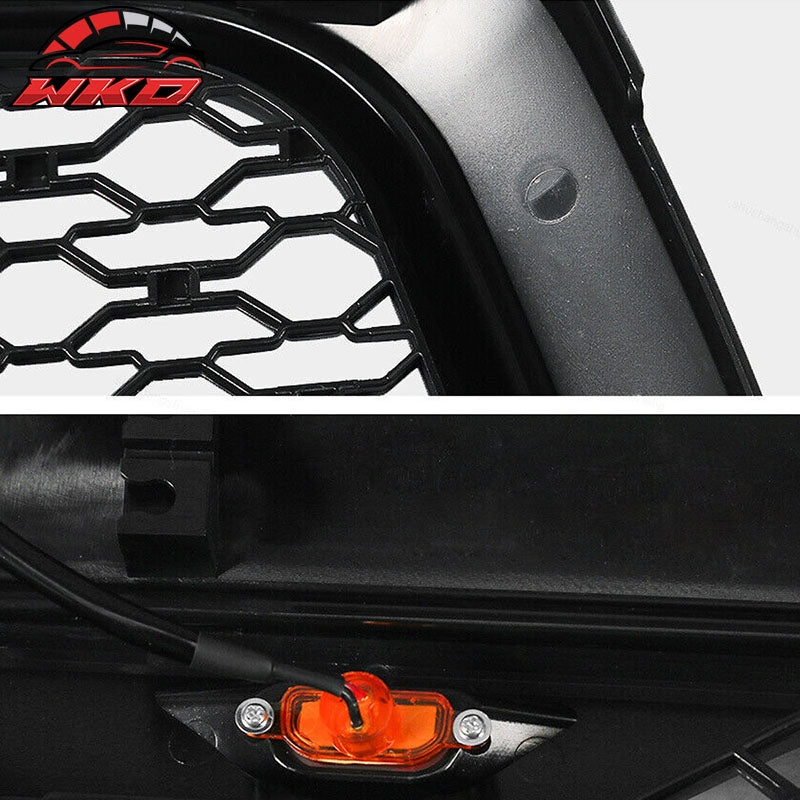 Wholesale 13-24 Dodge Ram 1500 Rebel Style Front Bumper Hood Mesh Grille Matte Black - Wikond Auto
