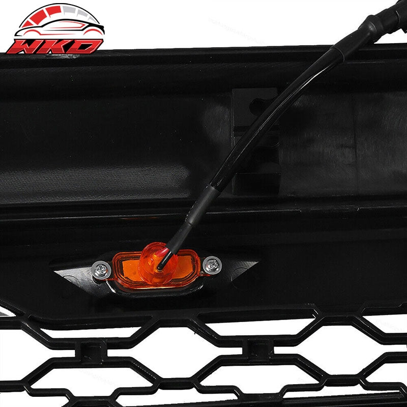 Wholesale 13-24 Dodge Ram 1500 Rebel Style Front Bumper Hood Mesh Grille Matte Black - Wikond Auto